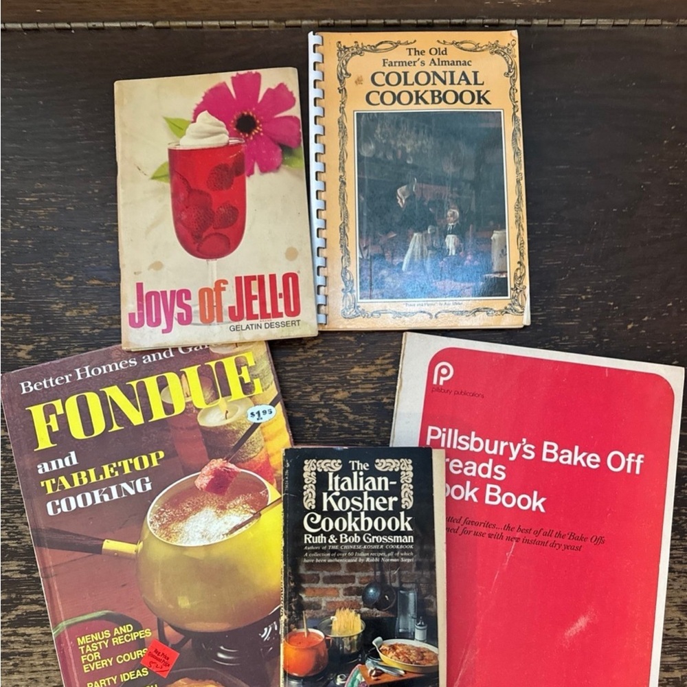 Vintage cookbooks